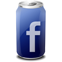 Cups, Facebook Black icon