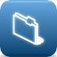 button, Folder SteelBlue icon