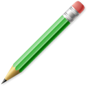 Edit, write & erase, pencil, write Black icon