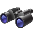 search, Find, Binoculars Black icon