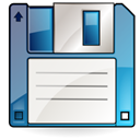 Disk, Filesave WhiteSmoke icon