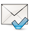 mark, unread, mail WhiteSmoke icon