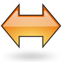 horizontal, Object, Flip Black icon