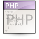 Php, File, document Linen icon