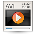 Avi, msvideo, video Linen icon