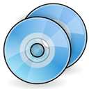 Discs, Cd, Dvd SkyBlue icon
