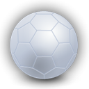 Ball, soccer, plain, Football Black icon