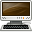 Computer, monitor, screen Gray icon