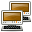 network, Computers SaddleBrown icon