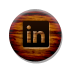 Linkedin SaddleBrown icon