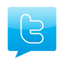 Chat, talk, twitter DeepSkyBlue icon