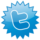 new, tweet, twitter, splash DarkCyan icon
