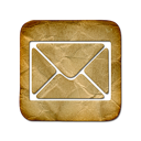 square, mail Black icon