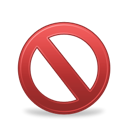 forbidden, Banned Black icon