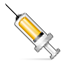 Antivirus, medicine, injection, drugs Gray icon