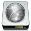 network, drive, offline DimGray icon