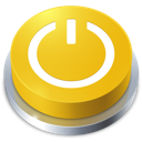 button, perspective, standby Goldenrod icon