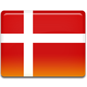 Danish, Denmark, flag Firebrick icon