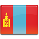 Mongolia, flag Crimson icon