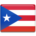 Puerto, flag, rico Crimson icon