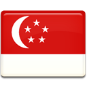 singapore, flag Firebrick icon