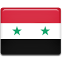 Syria, flag Crimson icon
