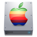 Apple, Hdd DarkGray icon