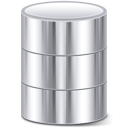 Database, Cylinder Black icon
