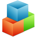 Blocks, Boxes, Organize, Modules SteelBlue icon