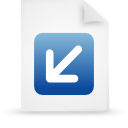 File, document, paper, Blue WhiteSmoke icon