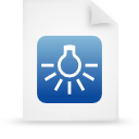 Blue, document, paper, File WhiteSmoke icon