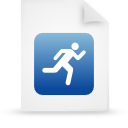 Blue, File, paper, document WhiteSmoke icon