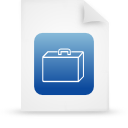 Blue, document, File, paper WhiteSmoke icon