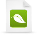 green, File, paper, eco-friendly, document, organic, eco WhiteSmoke icon