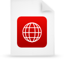 red, paper, File, document WhiteSmoke icon