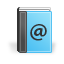 Address, Book LightSkyBlue icon