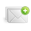 Add, mail Gainsboro icon