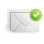 verified, mail Gainsboro icon