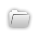 White, Folder Black icon