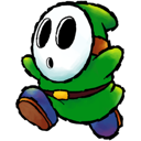 shyguy, green Black icon