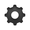 Cog, Gear Black icon