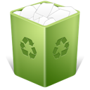 Full, recycle bin, Trash OliveDrab icon