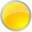 Circle, yellow Gold icon