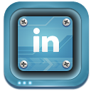 Linkedin SteelBlue icon