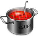soup, food Black icon