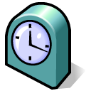 beos, Clock Black icon