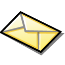 envelope, Email, mail Black icon
