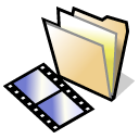 beos, video, Folder Black icon