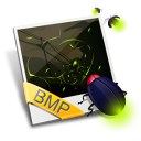 Bmp, image Black icon