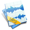 sound, File, mp3 Black icon